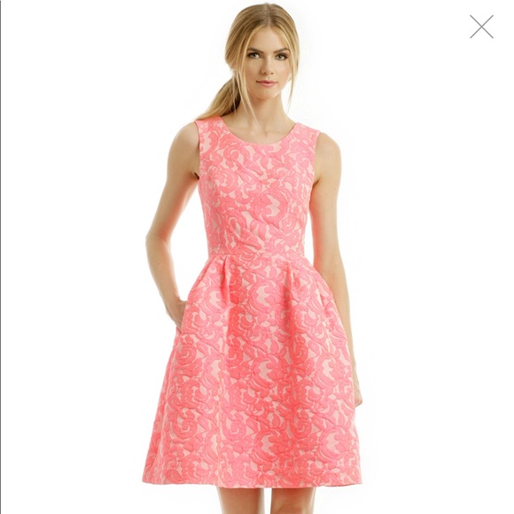 pink tartan dress
